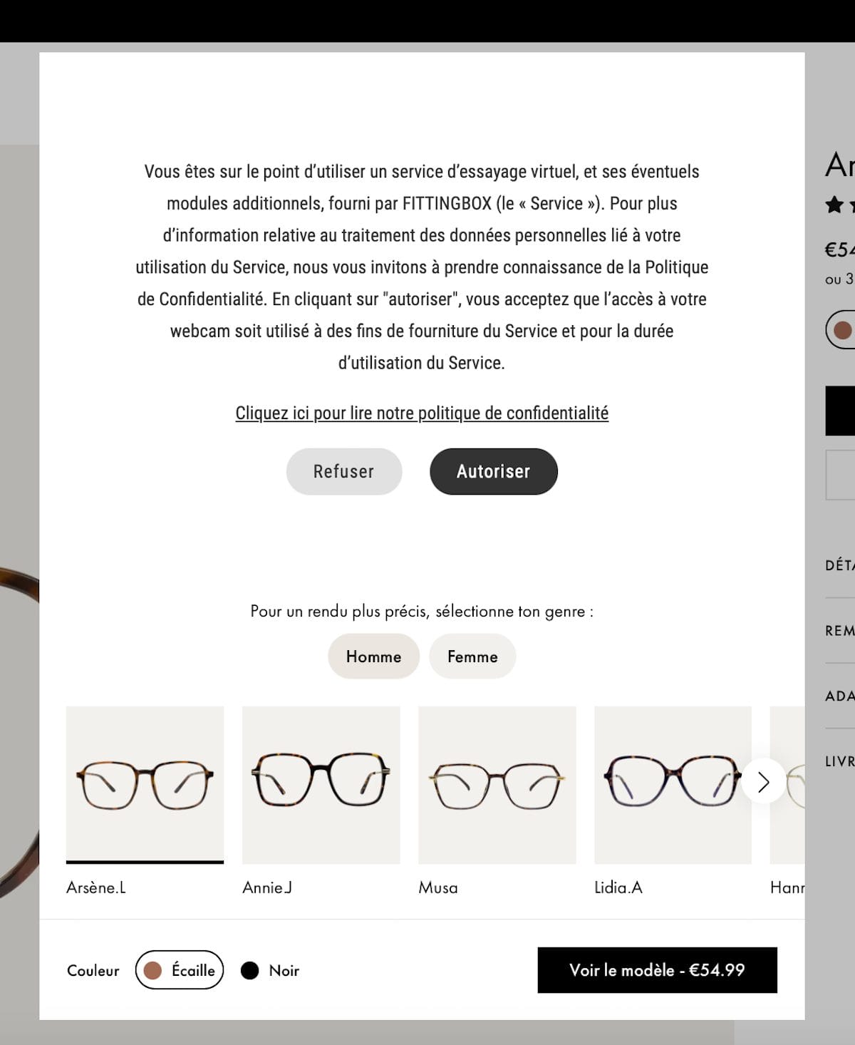 Le petit shop lunetier essayage virtuel