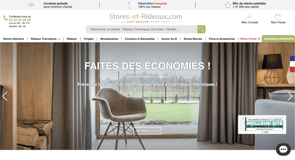 Stores-et-Rideaux.com