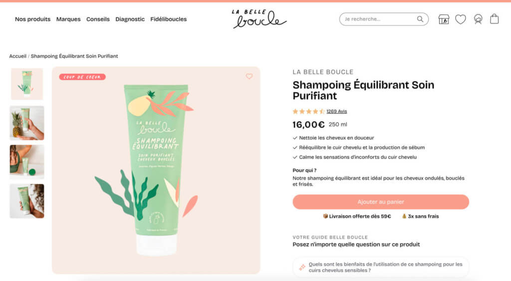 Fiche produit La Belle Boucle