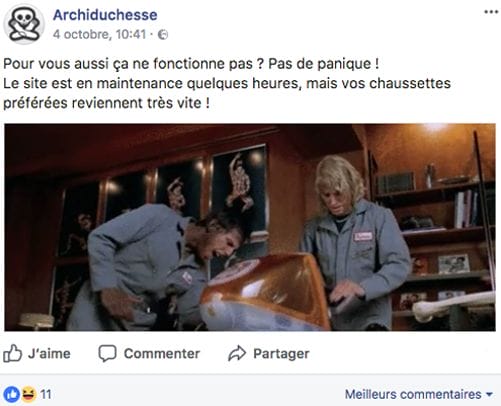 communiquer sur le nouveau site