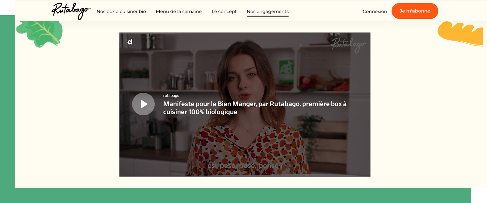 Video manifeste Rutabago