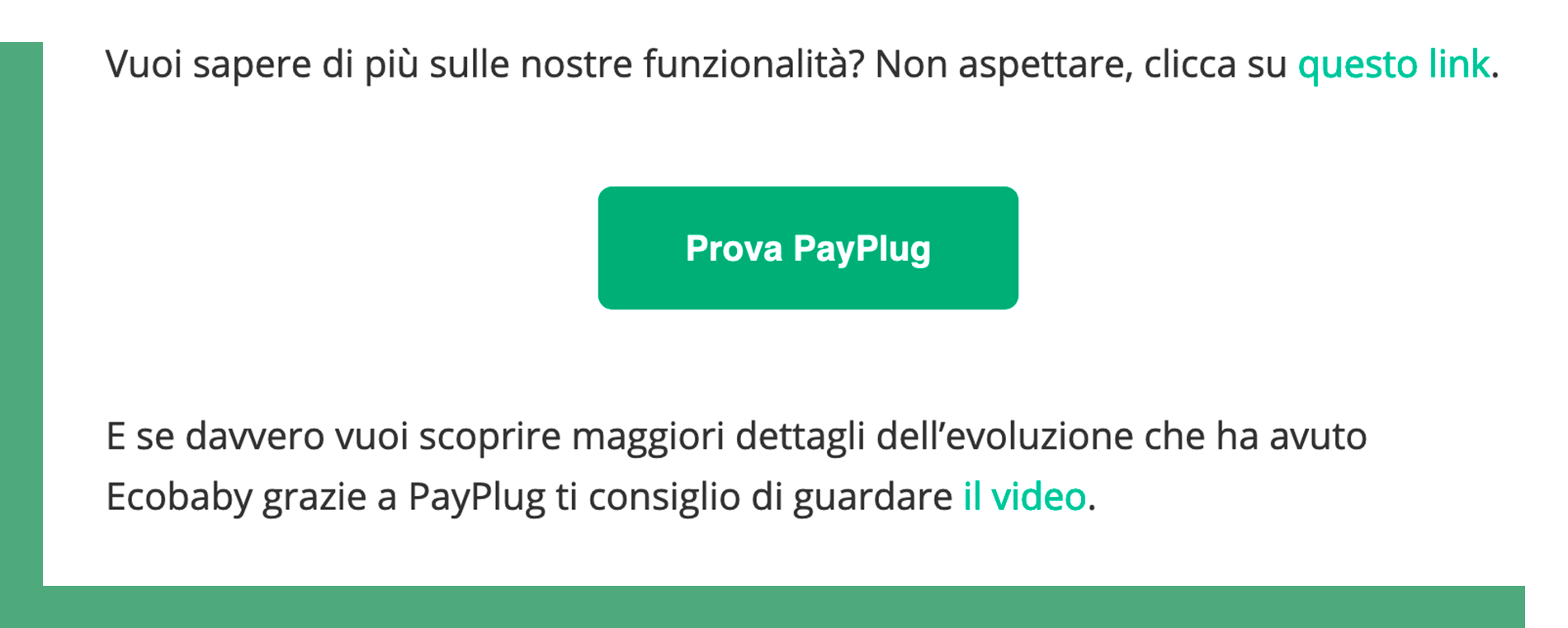 Call-to-action Payplug