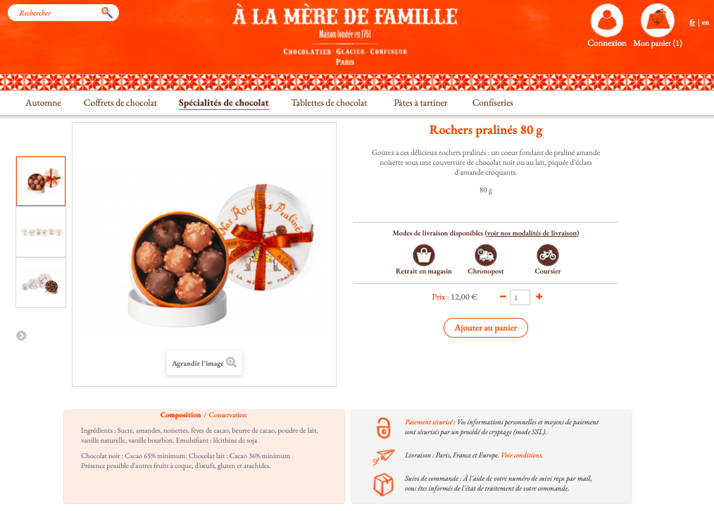 A la mere de famille