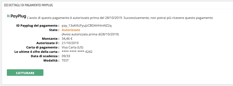 Avviare manualmente i pagamenti