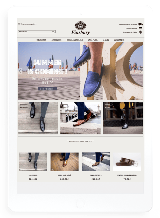 Blocs recommandations produits