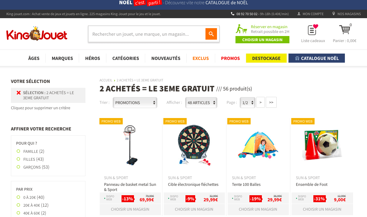 proposer des promotions