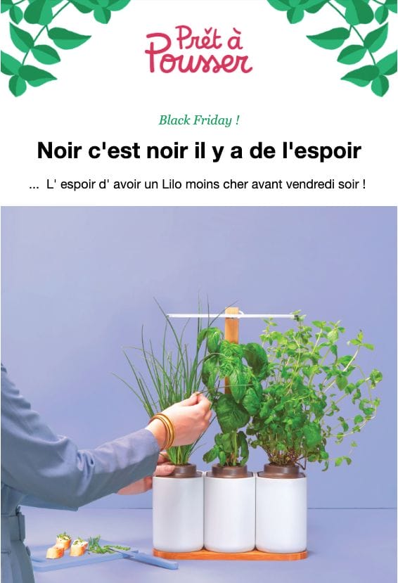 Mail Prêt à Pousser