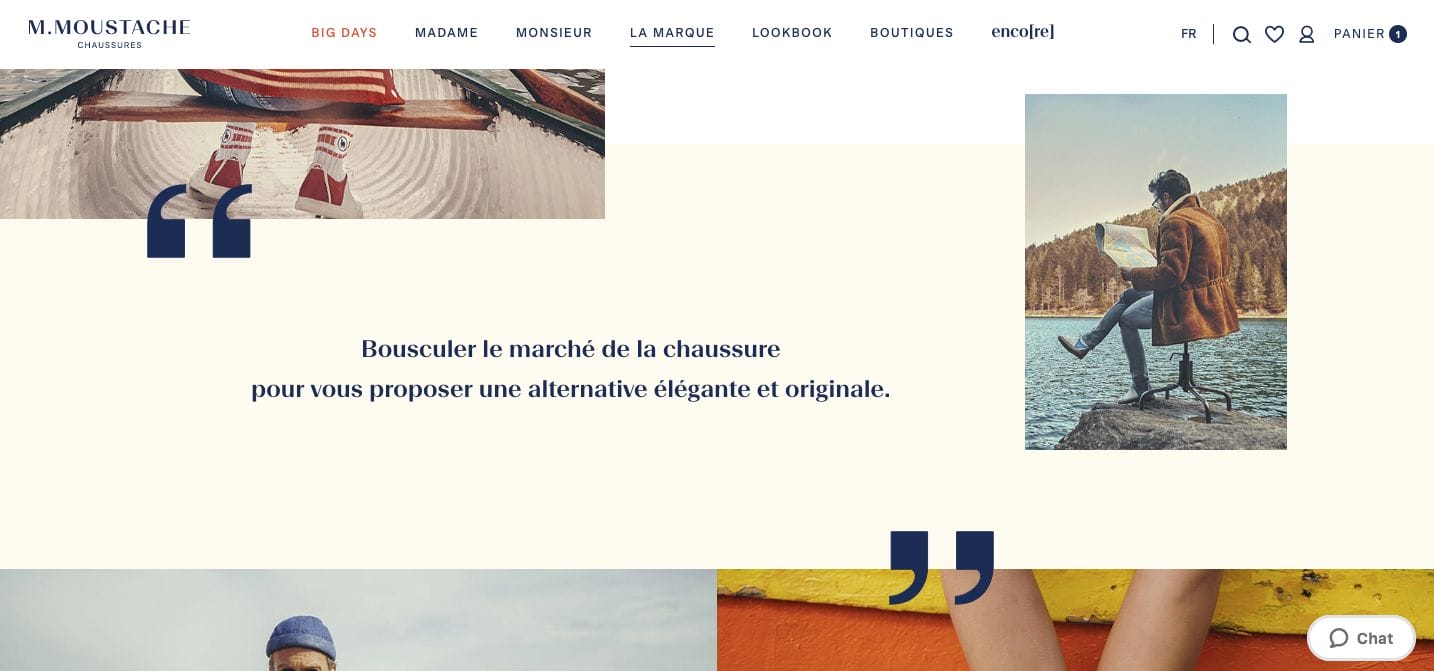 Page d'accueil M. Moustache