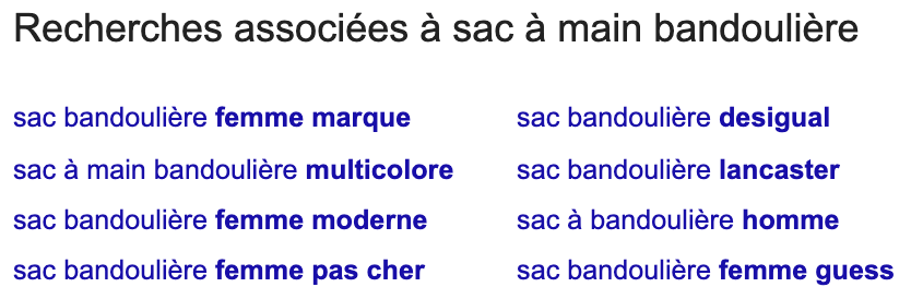 Recherches associées