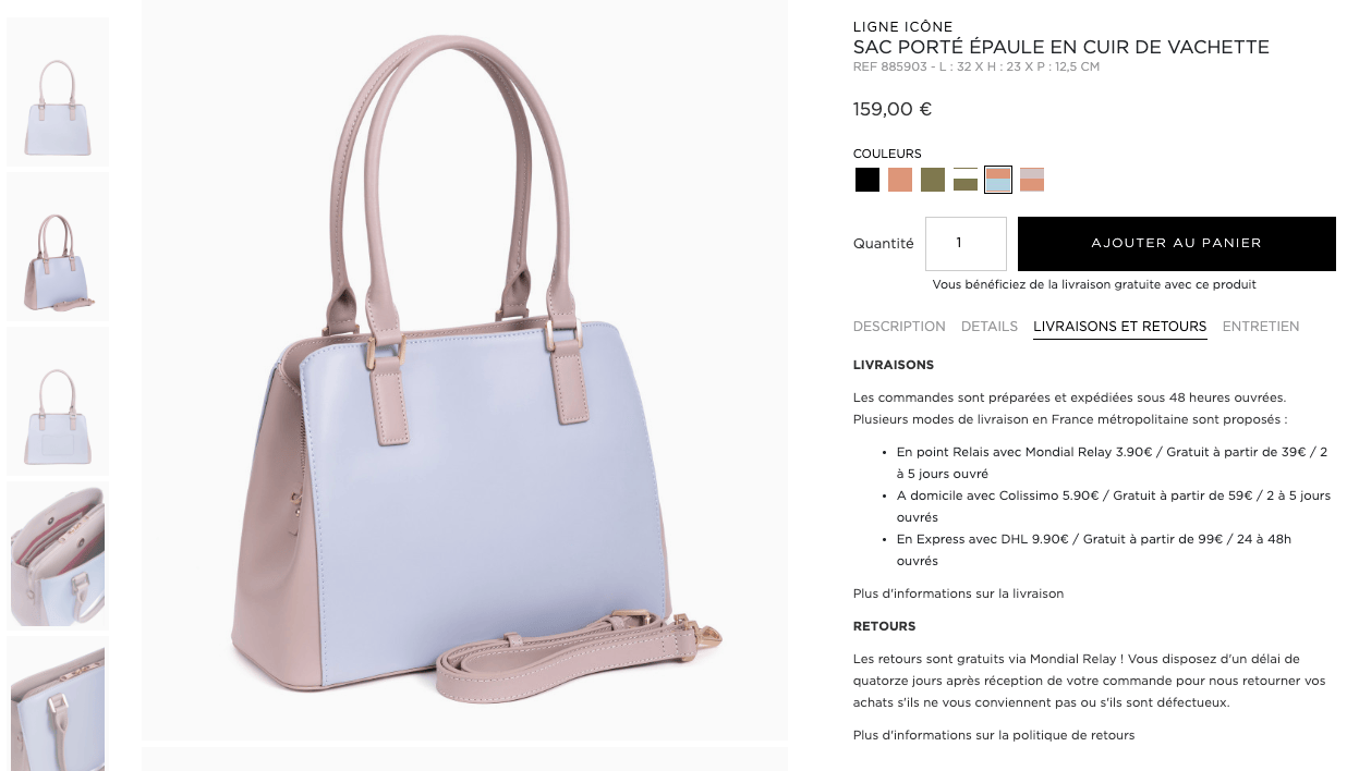 Fiche produit Hexagona