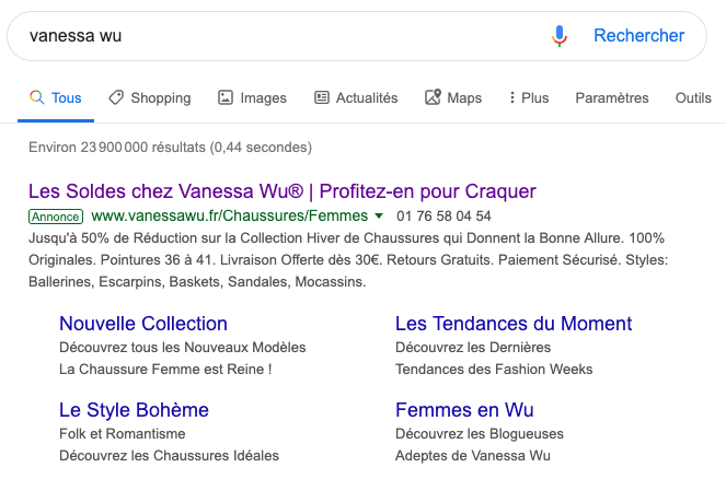 Google Ads Vanessa Wu