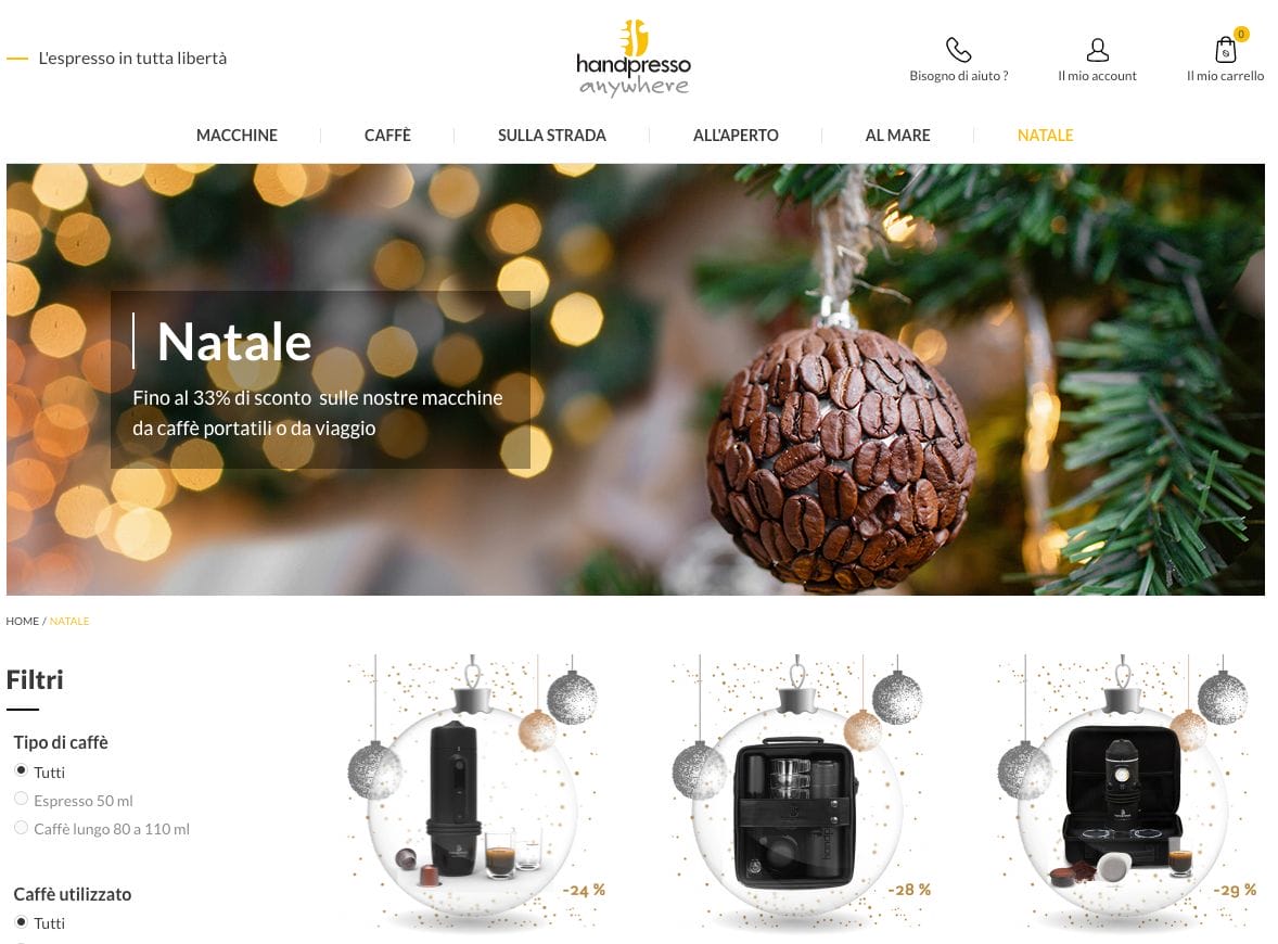 Handpresso Natale