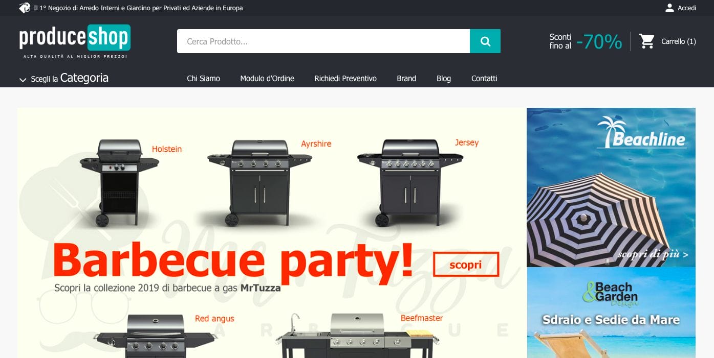 Homepage ProduceShop