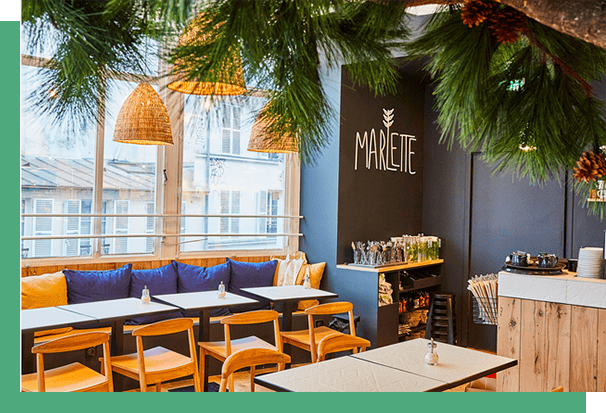 Coffee shop Marlette intérieur