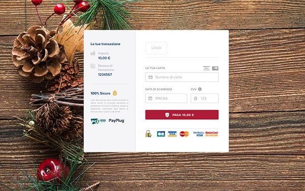 personalizzare anche la pagina di pagamento