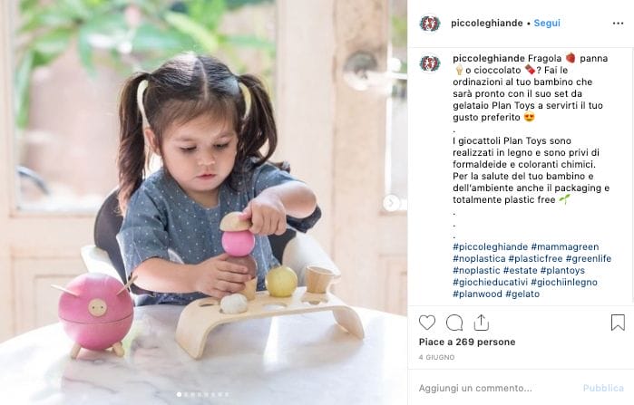 Didascalie & hashtag di Piccole Ghiande