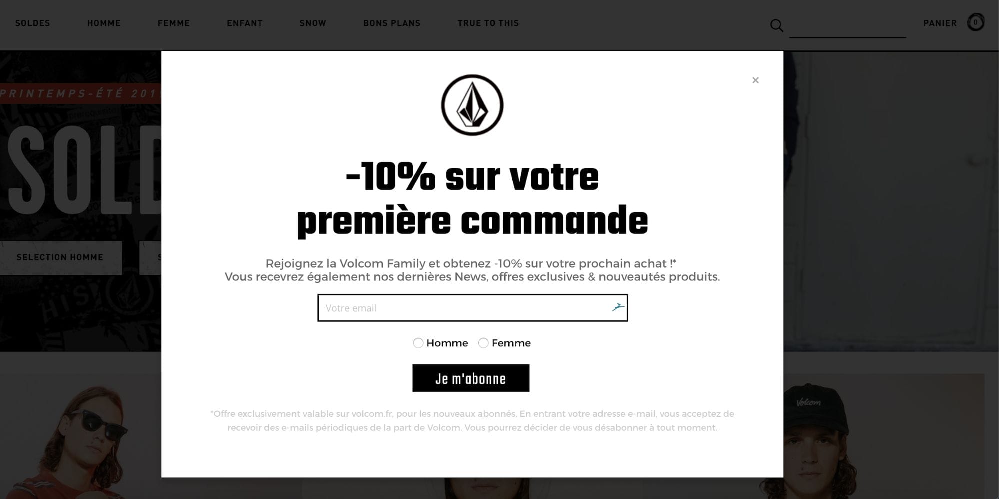 Pop-up Volcom Family