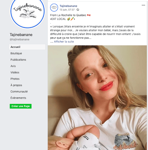 Tajinebanane page Facebook