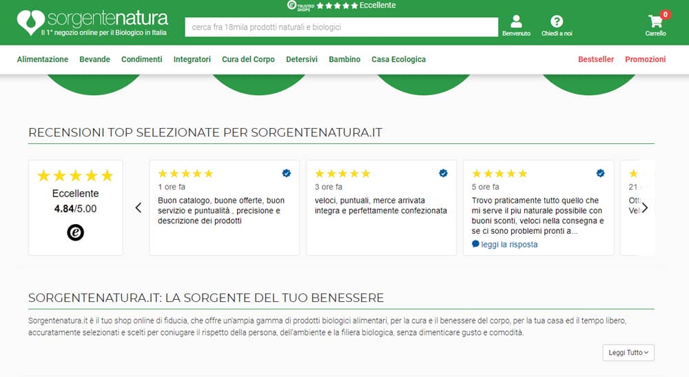 produzione di contenuti