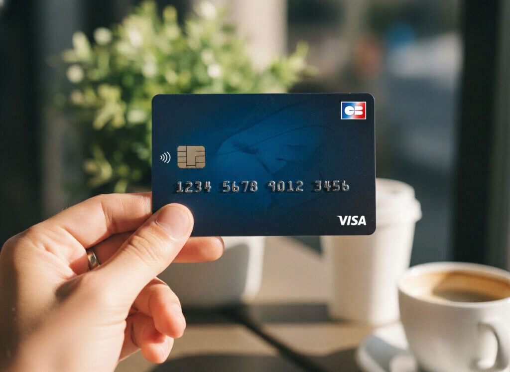 une carte marquée réseau CB